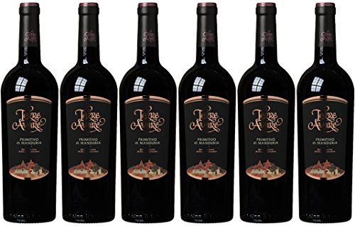 Terre Avare Primitivo di Manduria, 6er Pack (6 x 750 ml) von Terre Avare