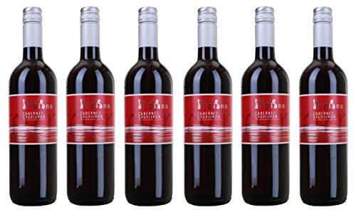 6x 0,75l - 2018er - Terre al Piano - Cabernet Sauvignon - Veneto I.G.P. - Italien - Rotwein trocken von Terre al Piano