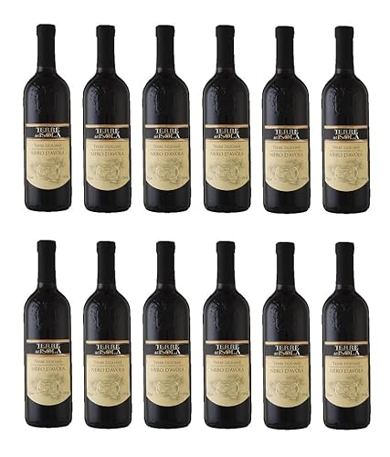 12x 0,75l - 2022er - Terre dell'Isola - Nero d'Avola - Terre Siciliane I.G.P. - Sizilien - Italien - Rotwein trocken von Terre dell'Isola