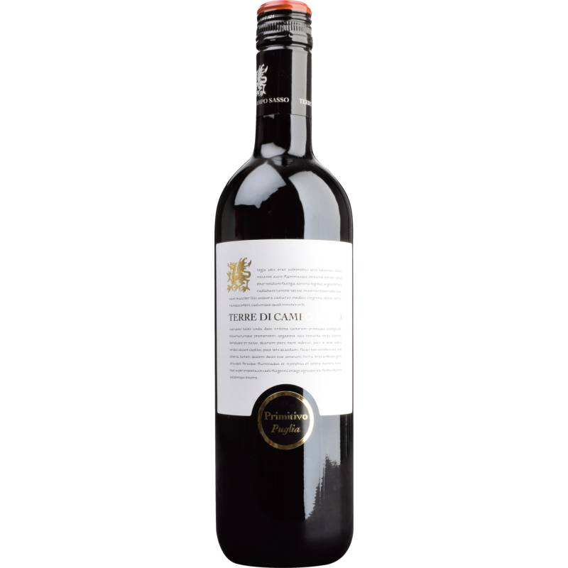 Terre Di Campo Sasso Bruneck Primitivo, Puglia IGP, Apulien, 2021, Rotwein von Terre di Campo Sasso, Bruneck - Italien (Apulien)