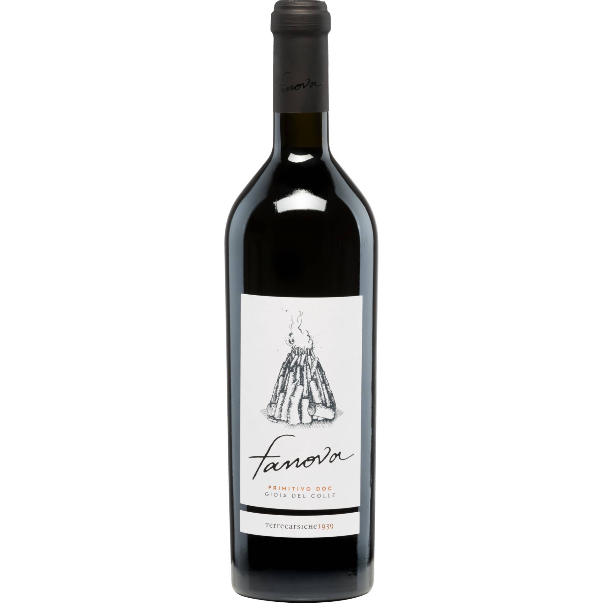 Terrecarsiche 1939 Fanova Primitivo, Puglia IGP, Apulien, 2021, Rotwein von Terrecarsiche srl - Via Maestri del Lavoro, 9/11, 70013 Castellana Grotte BA, Italien