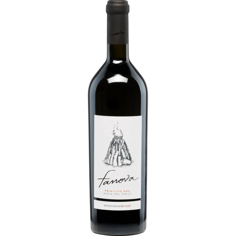 Terrecarsiche 1939 Fanova Primitivo, Puglia IGP, Apulien, 2021, Rotwein von Terrecarsiche srl - Via Maestri del Lavoro, 9/11, 70013 Castellana Grotte BA, Italien