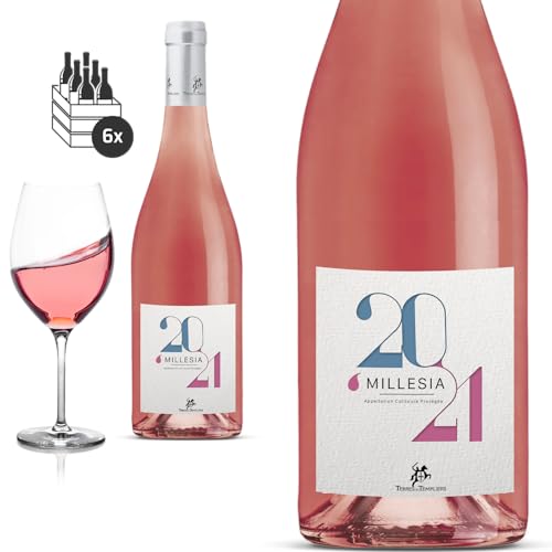 6er Karton 2021 Collioure Rosé Millesia von Terres des Templiers - Roséwein von Terres des Templiers