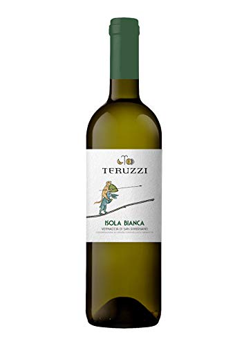 Teruzzi Isola Bianca di Toscana, Vernaccia Trocken, leichter Rotwein, Plant Based - 1 Flasche 750 ml von Teruzzi