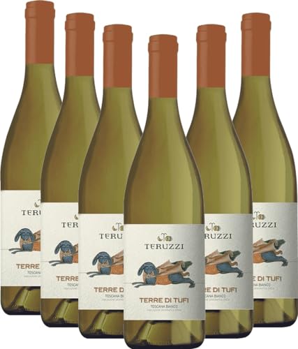 Terre di Tufi Toscana IGT - Teruzzi Weißwein 6 x 0,75l VINELLO - 6 x Weinpaket inkl. kostenlosem VINELLO.weinausgießer von Teruzzi