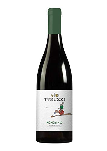 Teruzzi Peperino di Toscana, Sangiovese Merlot, Rotwein, Plant Based - 1 Flasche 750 ml von Teruzzi