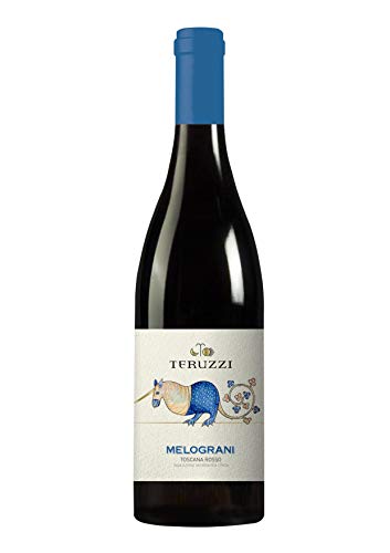 Teruzzi Melograni di Toscana, Sangiovese, Petit Verdot, mittlerer Rotwein, Plant Based - 1 Flasche 750 ml von Teruzzi