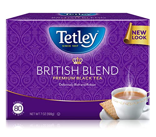 Tetley British Blend Premium Teebeutel, Schwarz, 80 Stück von Tetley