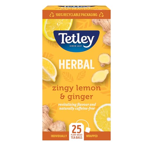 Tetley Tea Bags Green Tea with Lemon/Ginger Ref 1579a [Pack 25] von Tetley