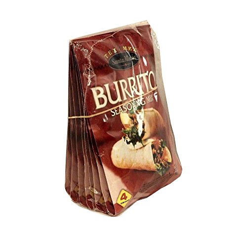 Santa Maria Burrito Seasoning Mix 30g Packung (Burrito-Gewürz-Mischung) von Tex Mex