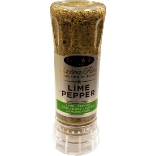 Santa Maria Gewürzmühle Lime Pepper 310g (Pfeffer, Zitronengras) von Tex Mex