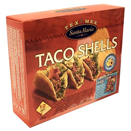 Santa Maria Taco Shells 135g Packung (Tacoschalen) von Tex Mex