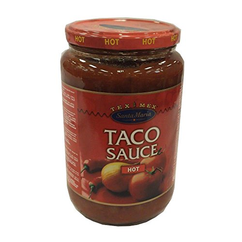 Santa Maria Tacosauce Hot 800g Glas (scharfe Tacosauce) von Tex Mex