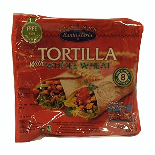 Santa Maria Tortilla with Whole Wheat 320g Packung (Tortilla mit Vollkorn) von Tex Mex