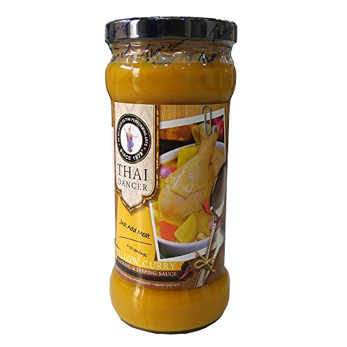 Gelbes Curry Sauce 340 ml Thailand von Thai Dancer