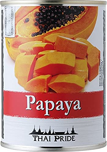 Thai Pride Papaya, leicht gezuckert, 6er Pack (6 x 565 g) von Thai Pride