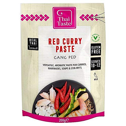 Thai Taste Red Curry Paste im Beutel 200g von Thai