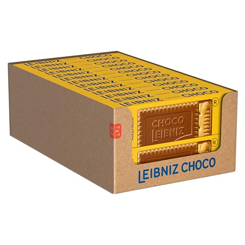 LEIBNIZ Choco Vollmilch, 26er Pack, knusprige Butterkekse eingebettet in zarte Milchschokolade, Großpackung als Vorrat oder zum Verkauf (26 x 125 g) von The Bahlsen Family