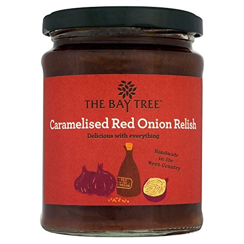 Das Bay Tree Food Co. Relish karamellisierten roten Zwiebeln (310g) - Packung mit 6 von The Bay Tree Food Co.