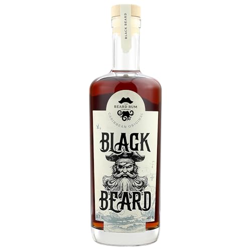 Blackbeard's Spiced Rum - The Beard Rum Company - Geschenkempfehlung aus der Karibik (1 x 0.7 l) von The Beard Rum Company