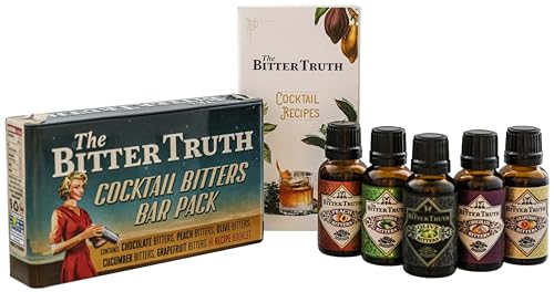 The Bitter Truth I Cocktail Bitters Bar Pack I 5 x 20 ml Flasche I 41% Volume I Geschenkset Bitters in der Tin-Box von The Bitter Truth