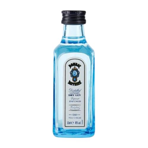 Gin 12 Einheiten Box Bombay Sapphire Miniaturflasche 5 cl von The Bombay Spirits Company