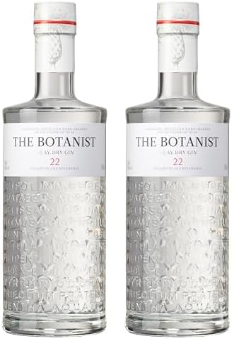 The Botanist Islay Dry Gin mit 46% vol. (1 x 0,7l) |Einzigartiger mit handgeernteten Botanicals von der schottischen Insel | Vielschichter mit Zitrusnote perfekt für Gin Tonic (Packung mit 2) von The Botanist