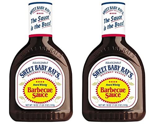 Sweet Baby Ray's Original BBQ-Sauce | Original Gourmet Grill-Sauce perfekt für Familienrezepte | 2 x 510 g von The Bramble Bay