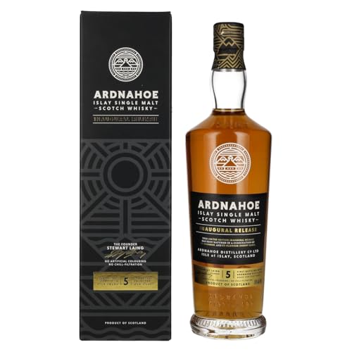 Ardnahoe 5 Years Old INAUGURAL RELEASE Islay Single Malt Whisky 50% Vol. 0,7l in Geschenkbox von The Character of Islay Whisky Company