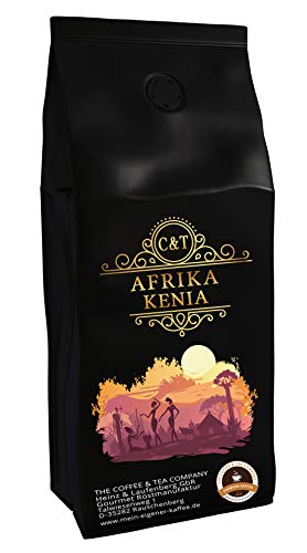 Kaffeespezialität Aus Afrika - Kaffee Aus Kenia - Eine Spezialität Afrikas (gemahlen, 200g) - Länderkaffee - Spitzenkaffee - Säurearm - Schonend Und Frisch Geröstet von C&T