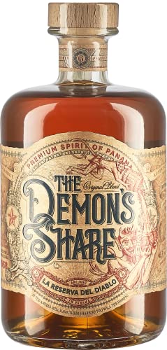 The Demon’s Share La Reserva Del Diabolo- 6 Jahre gereifte Rum- Spirituose in der Geschenkverpackung mit 40% vol. Alkohol (1 x 0,7 l) von LEDYA