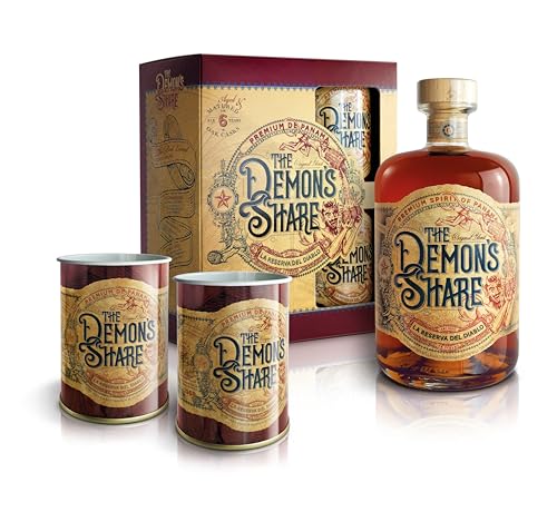 The Demon's Share 6 Years Old in Geschenkverpackung, Spirituose auf Rumbasis aus Panama, 40,0% Vol., 0,7 Liter von The Demon's Share