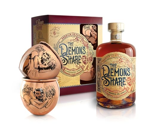 The Demon's Share 6 Years Old in Geschenkverpackung, Spirituose auf Rumbasis aus Panama, 40,0% Vol., 0,7 Liter von The Demon's Share