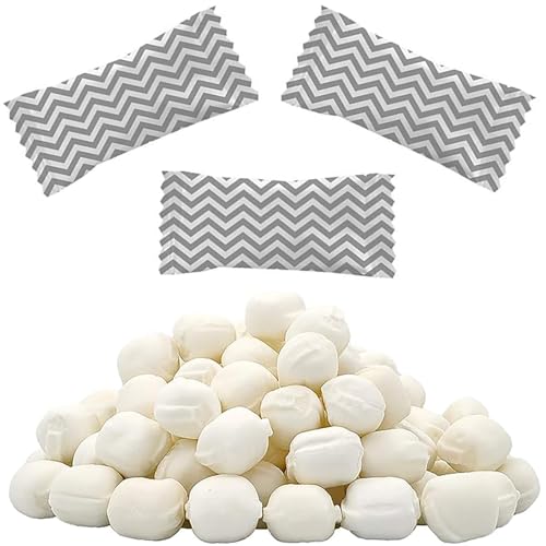 Chevron Metallic Silver Buttermints, Mint Candies, After Dinner Mints, Butter Mint Candy, Fettfrei, Koscher Zertifiziert, Einzeln verpackt (110 Stück) von The Dreidel Company