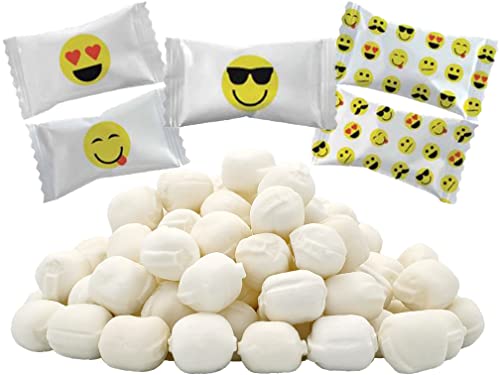 Cool Smile Emoji Buttermints, Mint Candies, After Dinner Mints, Butter Mint Candy, Fettfrei, Koscher Zertifiziert, einzeln verpackt (275 Stück) von The Dreidel Company