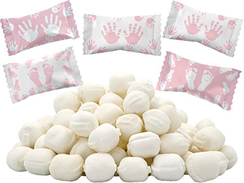 Girl Fingers & Toes Buttermints, Mint Candies, After Dinner Mints, Butter Mint Candy, Fat-Free, Individually Wrapped (55 Pieces) von The Dreidel Company