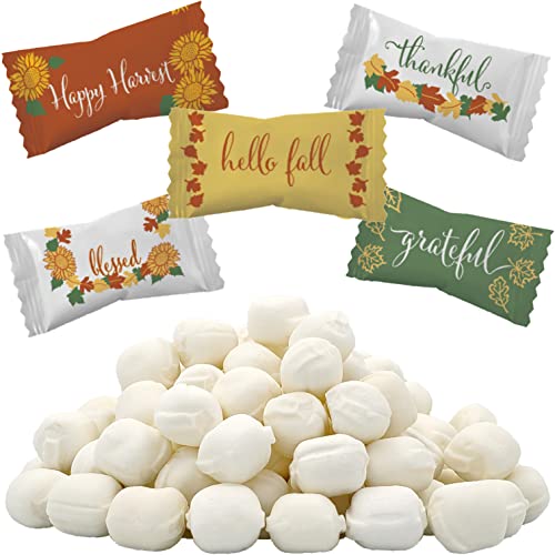 Herbst Buttermints, Mint Candies, After Dinner Mints, Butter Mint Candy, fettfrei, koscher zertifiziert, einzeln verpackt (110 Stück) von The Dreidel Company