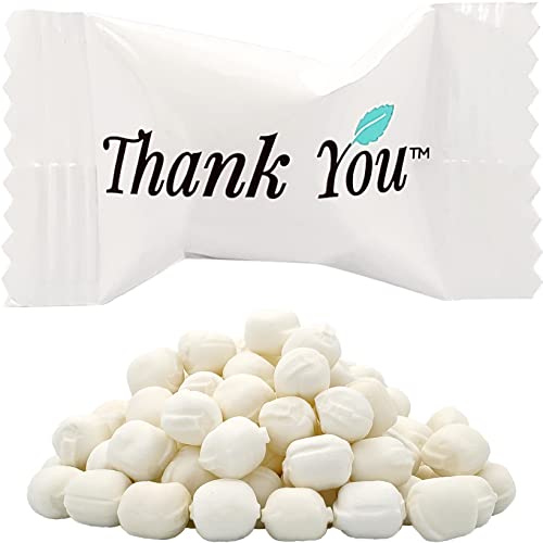 Thank You Buttermints, Mint Candies, After Dinner Mints, Butter Mint Candy, fettfrei, einzeln verpackt (275 Stück) von The Dreidel Company