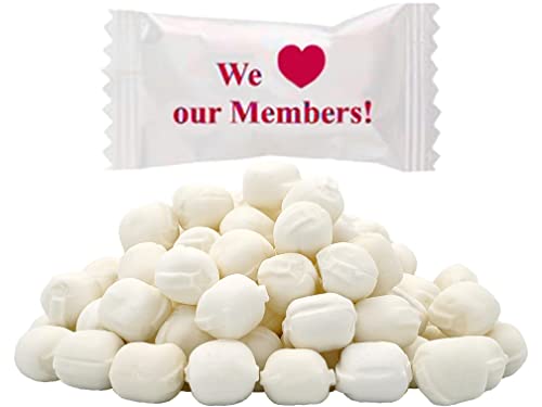 We Love Our Members Buttermints, Mint Candies, After Dinner Mints, Butter Mint Candy, fettfrei, einzeln verpackt (100 Stück) von The Dreidel Company