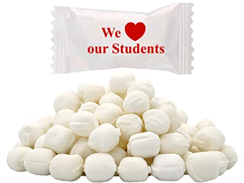 We Love Our Students Buttermints, Mint Candies, After Dinner Mints, Butter Mint Candy, fettfrei, einzeln verpackt (100 Stück) von The Dreidel Company