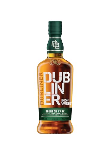 Dubliner Irish Whiskey, Bourbon Cask, 3 Jahre alter Single Malt Irish Whiskey, Im Kentucky Bourbon Fass gereift, 40% Vol., 700 ml von The Dubliner