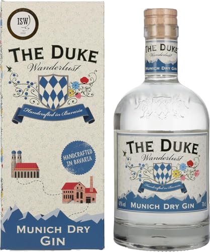 THE DUKE Wanderlust Gin – Floral, fruchtig & mild | Mit Wacholder, Himbeere & Rose | Bio & vegan | Ideal für Gin Gläser | 700 ml von ‎The Duke Munich Dry Gin