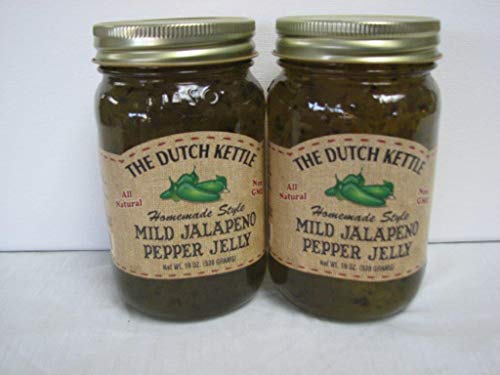 The Dutch Kettle Mildes Jalapeno-Gelee, 2-19 0 z Gläser von The Dutch Kettle