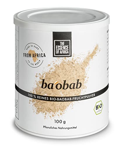 The Essence of Africa Bio Baobab-Fruchtpulver, 100 g von The Essence of Africa
