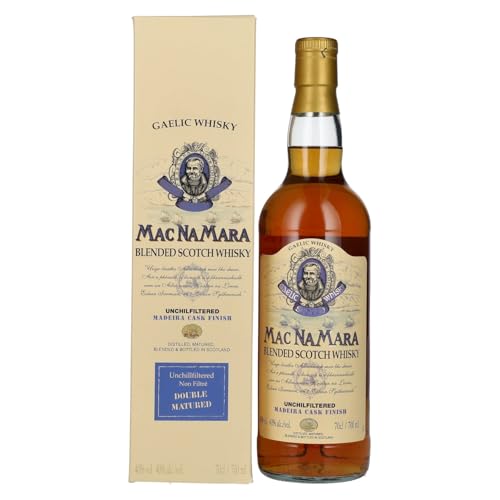 Gaelic Whisky MACNAMARA Madeira Cask Finish Blended Scotch Whisky 40% Vol. 0,7l in Geschenkbox von The Gaelic Whisky