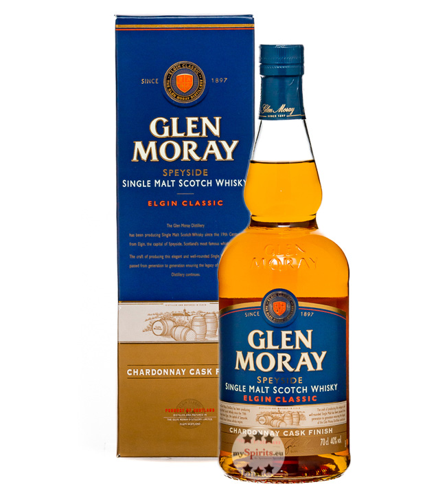 Glen Moray Chardonnay Cask Finish Single Malt Whisky (40 % Vol., 0,7 Liter) von The Glen Moray Distillery