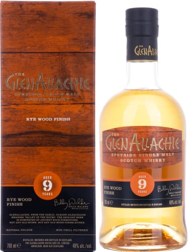 The GlenAllachie 9 Years Old RYE CASK FINISH 48% Vol. 0,7l in Geschenkbox von Glenallachie