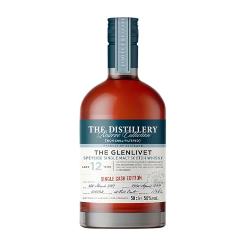 Whiskey Single Malt Glenlivet Single Cask Edition Butt 12 Jahre Medium Flasche 50 cl von The Glenlivet Distillery