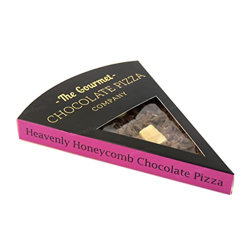 10 x Gourmet belgische Milchschokolade Pizzascheiben Bundle himmlische Waben Vanille Fudge Stücke Weihnachten Geburtstag Geschenk Set von The Gourmet Chocolate Pizza Co Ltd