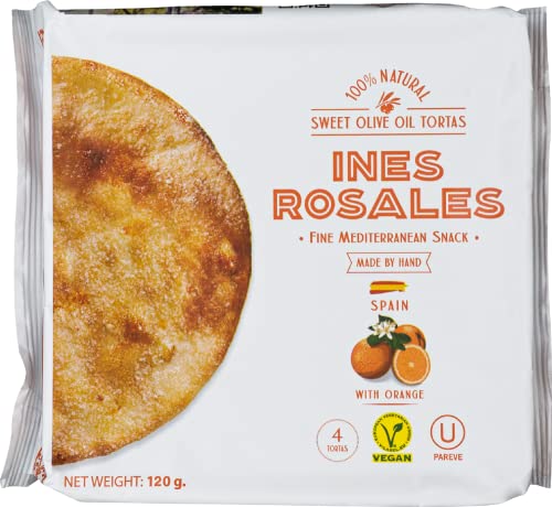 Ines Rosales Tortas de Aceite 'Orange', 1er Pack (1 x 0.12 kg) von The Great British Confectionery Company